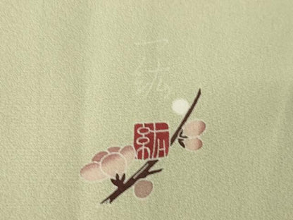 平和屋着物●本加賀友禅作家　染元千紅代表　寺西一紘　色留袖　風景文　正絹　逸品　AABL7565ck