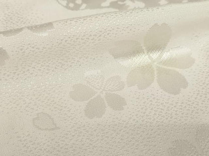 平和屋着物●長襦袢　無双仕立て　流水桜地紋　暈し染め　正絹　逸品　AABL7637ck
