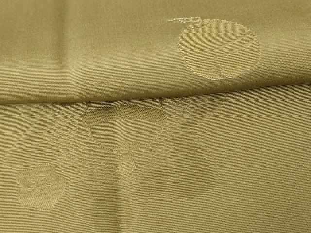 平和屋着物●長襦袢　無双仕立て　花鈴地紋　金糸　半衿刺繍　正絹　逸品　未使用　AABL7641cs
