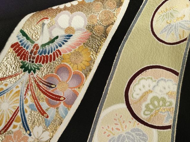 平和屋着物●豪華振袖　蔓帯鳳凰花文　暈し染め　金糸　ロング丈　正絹　逸品　AABL7658cs