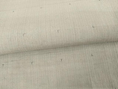 平和屋着物●上質な紬　十字　正絹　逸品　AABL7675cs