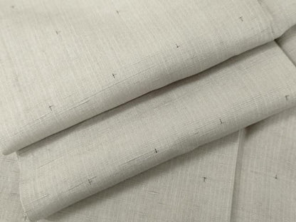 平和屋着物●上質な紬　十字　正絹　逸品　AABL7675cs