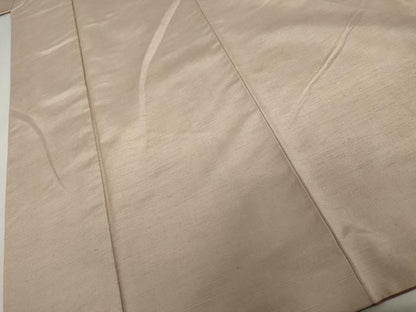 平和屋着物●結城紬　色無地　灰桜色　やまと誂製　正絹　逸品　AABL7699cs