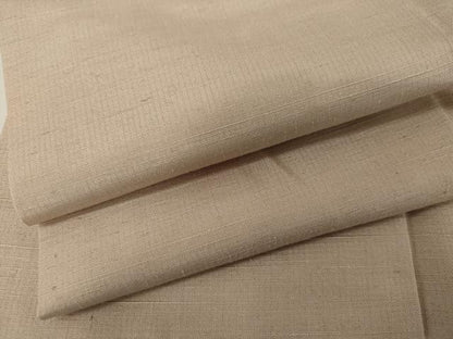 平和屋着物●結城紬　色無地　灰桜色　やまと誂製　正絹　逸品　AABL7699cs