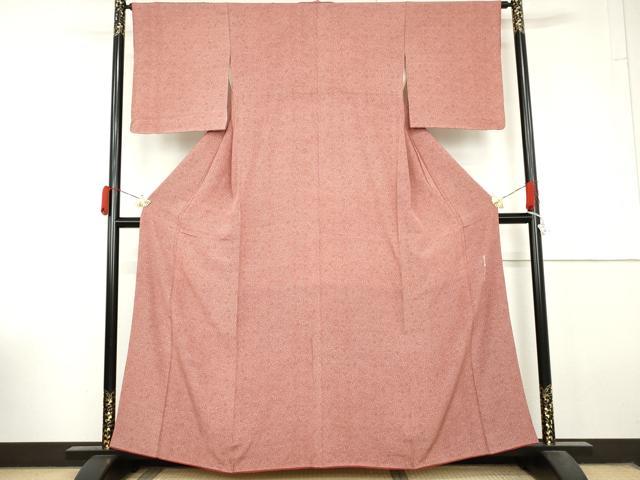 平和屋着物●伝統工芸士　関正三郎　江戸小紋　菊唐草　正絹　逸品　AABL7727cs