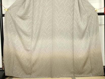 平和屋着物●訪問着　草木地紋　暈し染め　正絹　逸品　AABL7729cs