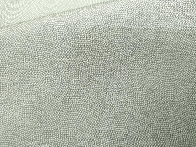 平和屋着物●江戸小紋　極小鮫小紋柄　ますいわ屋扱い　正絹　逸品　AABL7739cs