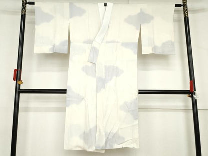平和屋着物●長襦袢　袷　雲取り文　正絹　逸品　AABL7743cs