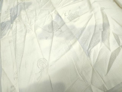 平和屋着物●長襦袢　袷　雲取り文　正絹　逸品　AABL7743cs