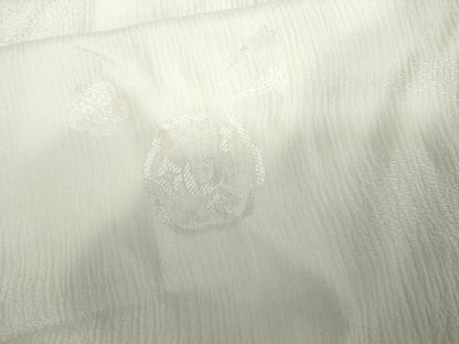 平和屋着物●長襦袢　袷　雲取り文　正絹　逸品　AABL7743cs