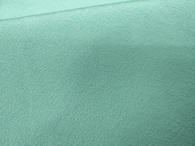平和屋着物●上質な色無地　青竹色　正絹　逸品　AABL7744cs