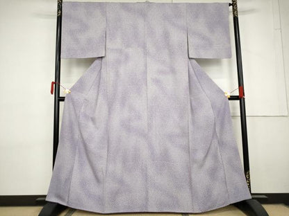 平和屋着物●江戸小紋　小花柄　暈し染め　正絹　逸品　AABL7749cs