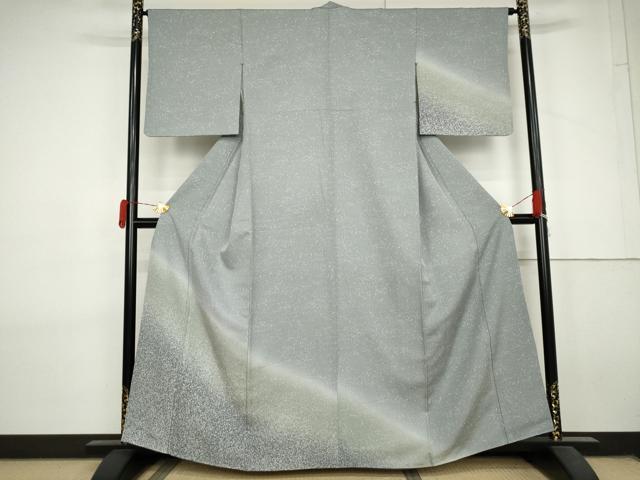 平和屋着物●訪問着　霞文　暈し染め　正絹　逸品　AABL7752cs