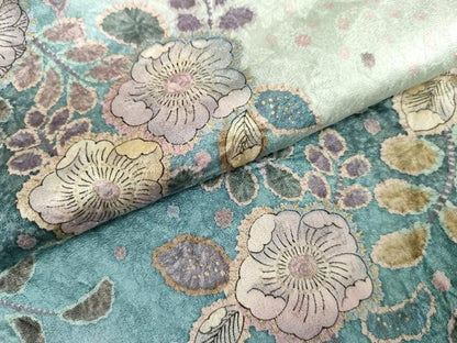 平和屋着物●訪問着　辻が花　絞り　暈し染め　正絹　逸品　AABL7755cs