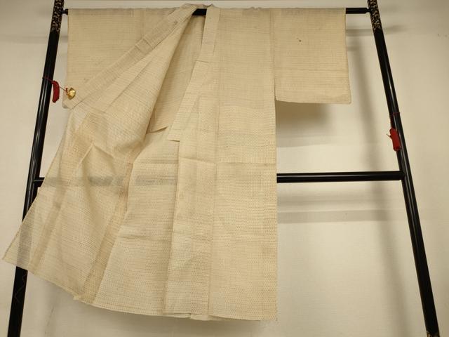 平和屋着物＊夏物　男性　上布　絣柄　麻　逸品　AABL7841jd