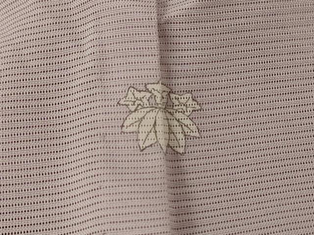 平和屋着物＊夏物　訪問着　絽　草花文　暈し染め　金彩　正絹　逸品　AABL7850jd