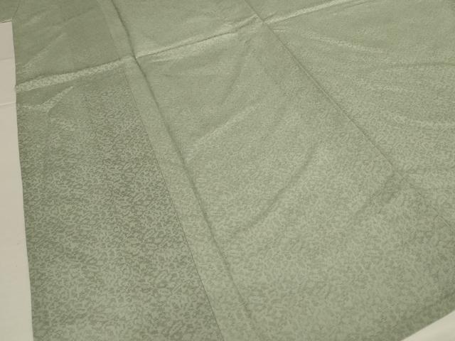 平和屋着物＊夏物　色無地　紗　柳鼠色　正絹　逸品　AABL7855jd