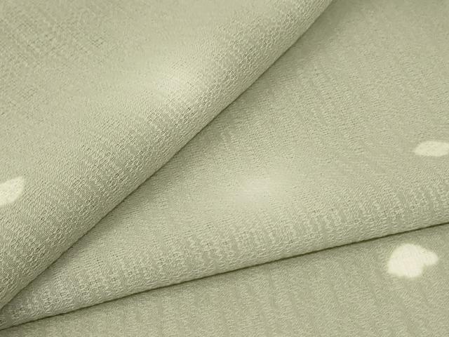 平和屋着物＊夏物　小紋　紋紗　箔散らし文様　蛍暈し　洗える着物　AABL7904jd