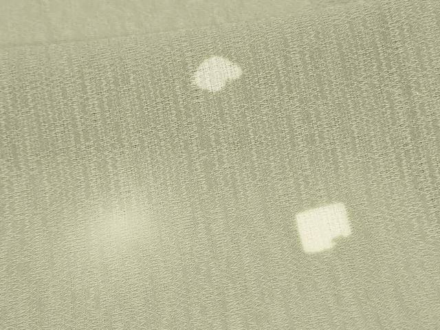 平和屋着物＊夏物　小紋　紋紗　箔散らし文様　蛍暈し　洗える着物　AABL7904jd