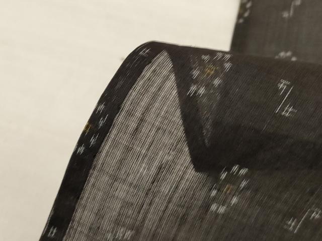 平和屋着物＊夏物　重要無形文化財　本場宮古上布　幾何学文様　苧麻　逸品　AABL7912jd