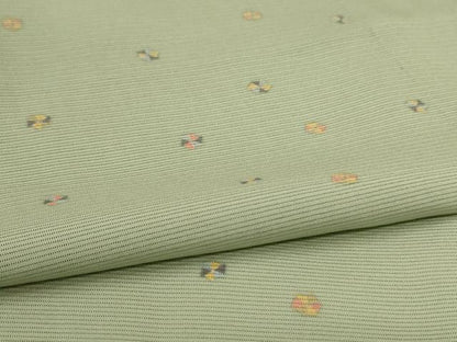 平和屋着物＊夏物　小紋　絽　舞花文　正絹　逸品　AABL7938jd