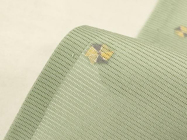 平和屋着物＊夏物　小紋　絽　舞花文　正絹　逸品　AABL7938jd