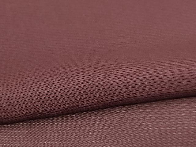 平和屋着物＊夏物　色無地　絽　紫鳶色　正絹　逸品　AABL7943jd