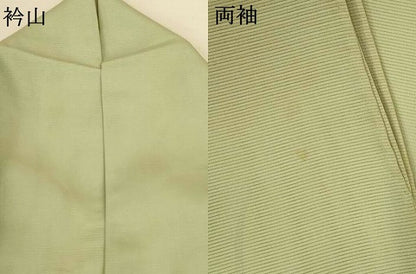 平和屋着物＊夏物　訪問着　絽　手描き　草花文　銀彩　正絹　逸品　AABL7988jd