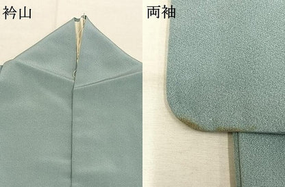 平和屋着物●十日町　加賀草木友禅の第一人者　田村哲彦　色留袖　人物花文　正絹　逸品　AABL8010fy