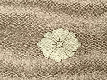 平和屋着物●豪華色留袖　刺繍　草花文　金糸　正絹　逸品　AABL8066fy