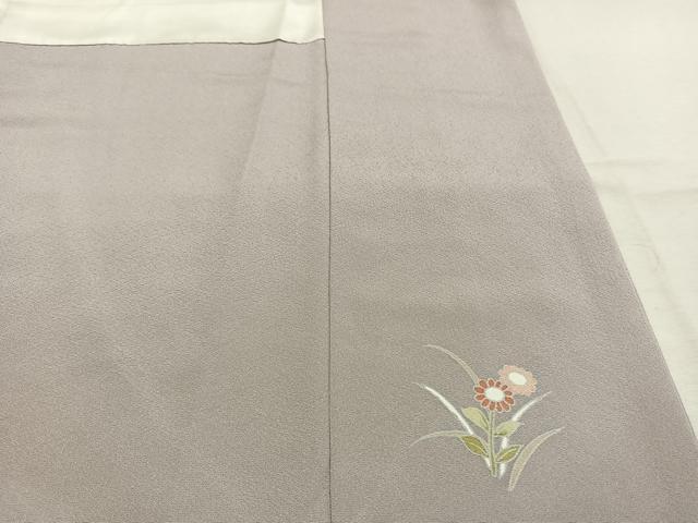平和屋着物●訪問着　友禅　作家物　雪輪花文　暈し染め　正絹　逸品　AABL8101fy