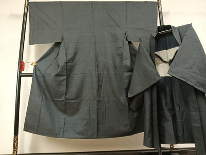 平和屋着物●男性　本場大島紬　アンサンブル　100亀甲　総詰め　正絹　逸品　AABL8147fy