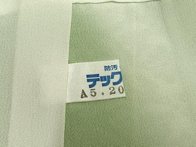 平和屋着物●お召　七宝花地紋　正絹　逸品　AABL8193fy