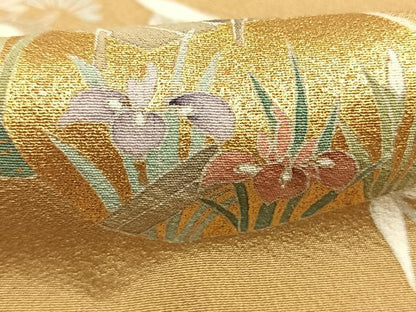 平和屋着物●訪問着　熨斗花文　金彩　ますいわ屋扱い　正絹　逸品　AABL8195fy