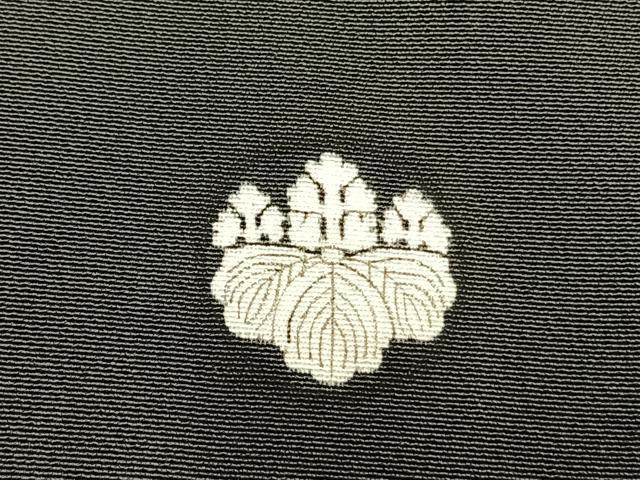 平和屋着物●豪華黒留袖　刺繍　乱菊　銀彩　正絹　逸品　AABL8203fy