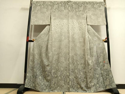平和屋着物●訪問着　作家物　花尽くし　金彩　正絹　逸品　AABL8213fy