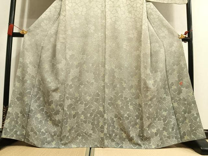 平和屋着物●訪問着　作家物　花尽くし　金彩　正絹　逸品　AABL8213fy
