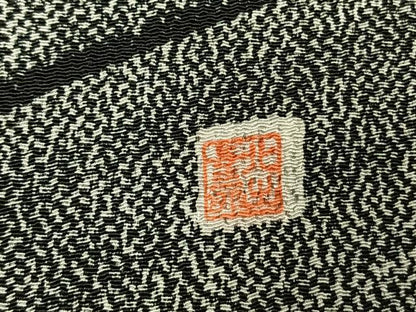 平和屋着物●皇室献上作家　北出与三郎　訪問着　幾何学文様　正絹　逸品　AABL8216fy