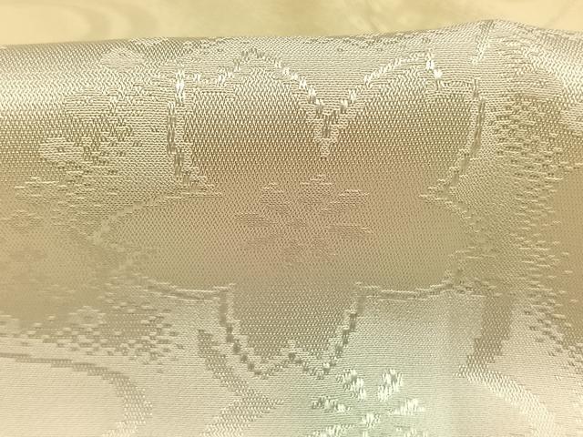 平和屋着物●振袖用長襦袢　無双仕立て　流水舞桜地紋　暈し染め　半衿刺繍　正絹　逸品　AABL8218fy