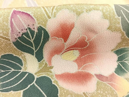 平和屋着物●訪問着　友禅　枝花文　暈し染め　正絹　逸品　未使用　AABL8228fy
