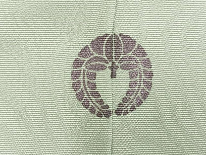 平和屋着物●訪問着　友禅　枝花文　シルエット　暈し染め　正絹　逸品　AABL8238fy