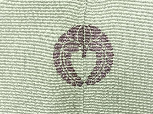 平和屋着物●訪問着　友禅　枝花文　シルエット　暈し染め　正絹　逸品　AABL8238fy