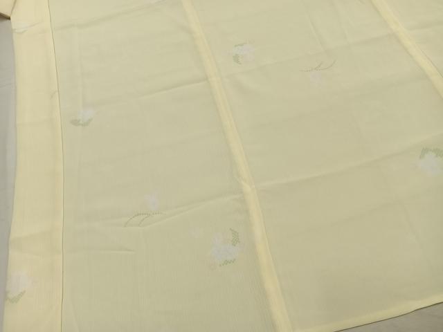 平和屋着物●長襦袢　単衣　兎花文　洗える着物　AABL8241fy
