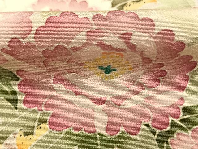 平和屋着物●本加賀友禅作家　松任いち　色留袖　草花文　暈し染め　証紙付き　正絹　逸品　AABL8258fy
