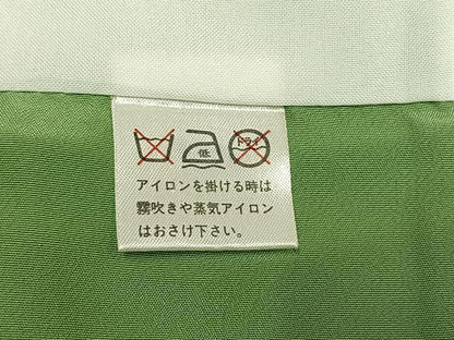 平和屋着物●訪問着　草花文　暈し染め　金銀彩　正絹　逸品　AABL8286fy