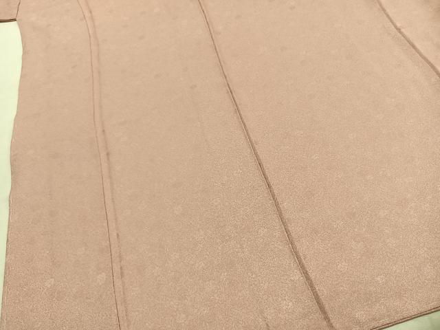 平和屋着物●上質な色無地　舞花地紋　虹色　正絹　逸品　未使用　AABL8288fy