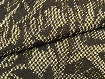 平和屋着物●本場大島紬　7マルキ　草花文　正絹　逸品　AABL8299fy