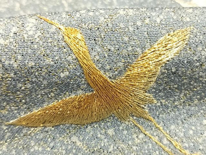 平和屋着物●色留訪問着　総刺繍　飛鳥文　暈し染め　金銀糸　さが美扱い　正絹　逸品　未使用　AABL8356fy