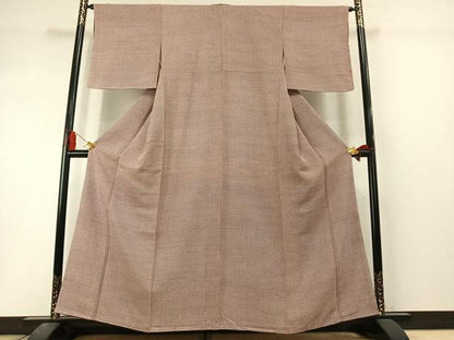 平和屋着物●江戸小紋　花尽くし　正絹　逸品　AABL8358fy