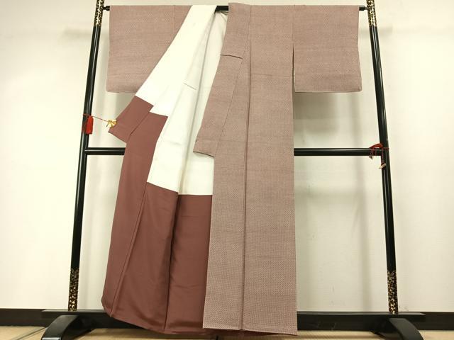 平和屋着物●江戸小紋　花尽くし　正絹　逸品　AABL8358fy